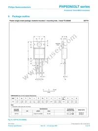 PHP83N03LT Datasheet Page 9