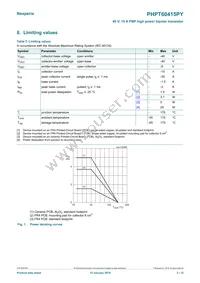 PHPT60415PYX Datasheet Page 3