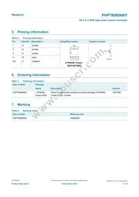 PHPT60606NYX Datasheet Page 2