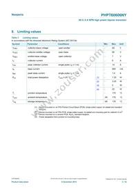 PHPT60606NYX Datasheet Page 3