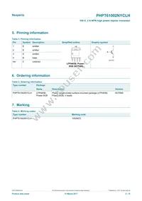 PHPT61002NYCLHX Datasheet Page 2