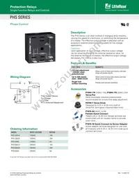 PHS120A20 Datasheet Cover