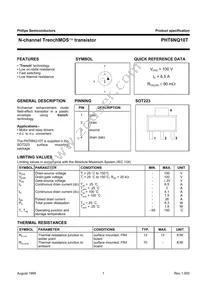 PHT6NQ10T Datasheet Page 2