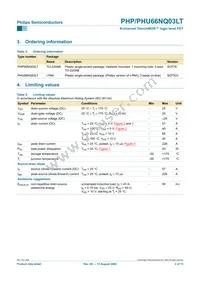 PHU66NQ03LT Datasheet Page 2