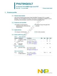 PHU78NQ03LT Datasheet Cover