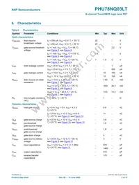 PHU78NQ03LT Datasheet Page 5