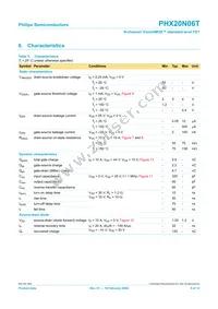 PHX20N06T Datasheet Page 5