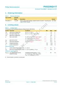 PHX23NQ11T Datasheet Page 2