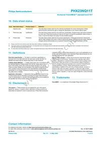 PHX23NQ11T Datasheet Page 11