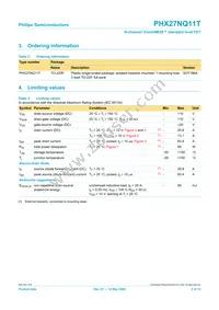 PHX27NQ11T Datasheet Page 2