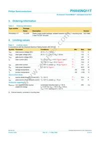 PHX45NQ11T Datasheet Page 2
