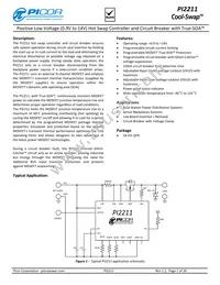 PI2211-00-QAIG Datasheet Cover