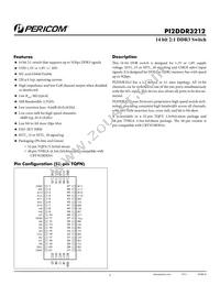 PI2DDR3212ZLE Datasheet Cover