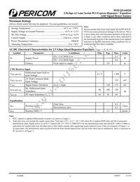 PI2EQX4402DNBEX Datasheet Page 4