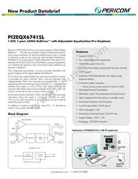 PI2EQX6741SLZDEX Datasheet Cover