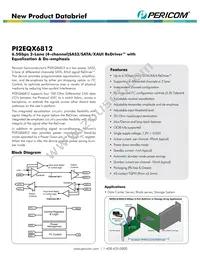 PI2EQX6812ZHE Datasheet Cover