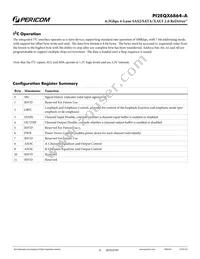 PI2EQX6864-AZFE Datasheet Page 6