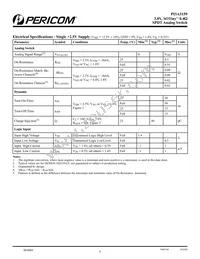 PI3A3159ZCEX Datasheet Page 4
