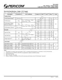 PI3A4626ZCEX Datasheet Page 4