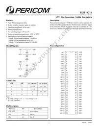 PI3B16211KE Datasheet Cover