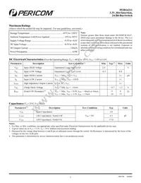 PI3B16211KE Datasheet Page 2