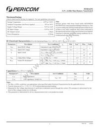 PI3B16292AE Datasheet Page 2