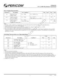 PI3B16292AE Datasheet Page 3