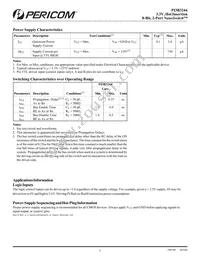 PI3B3244QEX Datasheet Page 3