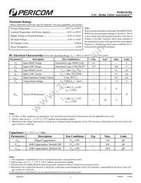 PI3B32X384BE Datasheet Page 2