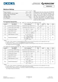 PI3CH1012QEX Datasheet Page 2