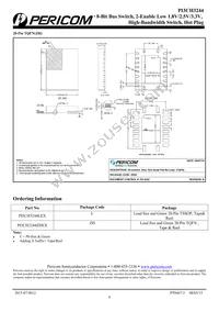 PI3CH3244LE Datasheet Page 8