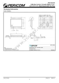 PI3CH3345LE Datasheet Page 6