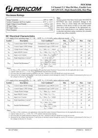 PI3CH360LEX Datasheet Page 2