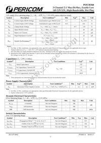 PI3CH360LEX Datasheet Page 3