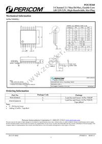 PI3CH360LEX Datasheet Page 7