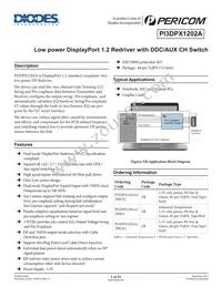 PI3DPX1202A2ZBIE Datasheet Cover