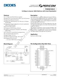 PI3EQX1204-CZHE Datasheet Cover