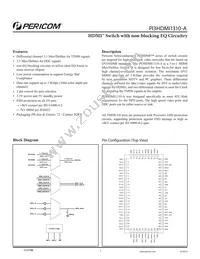 PI3HDMI1310-AZLE Datasheet Cover