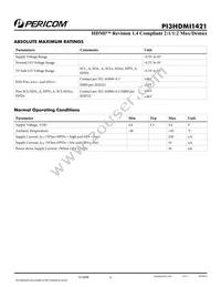 PI3HDMI1421ZHEX Datasheet Page 6