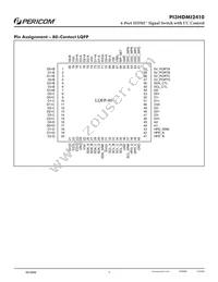 PI3HDMI2410FFE Datasheet Page 3