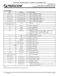 PI3HDMI341ARTFFEX Datasheet Page 3