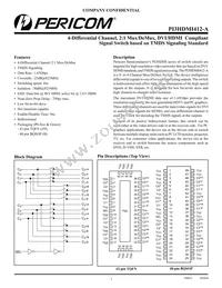 PI3HDMI412-AZHE Datasheet Cover