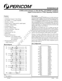 PI3HDMI412-BAE Datasheet Cover