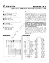 PI3HDMI412FT-BZHE Datasheet Cover