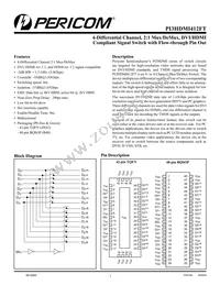 PI3HDMI412FTBE Datasheet Cover
