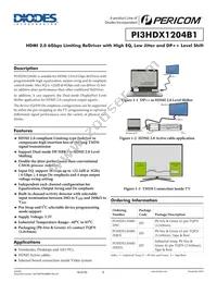 PI3HDX1204B1ZHE Datasheet Cover