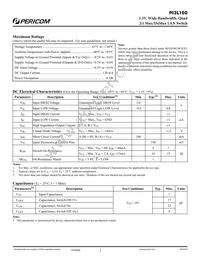 PI3L100QEX Datasheet Page 2