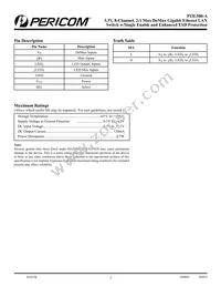PI3L500-AZFE Datasheet Page 2