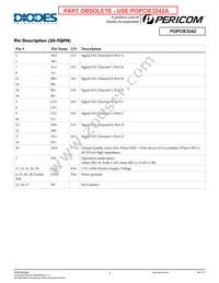 PI3PCIE3242ZLEX Datasheet Page 3