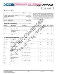 PI3PCIE3415ZHEX Datasheet Page 4